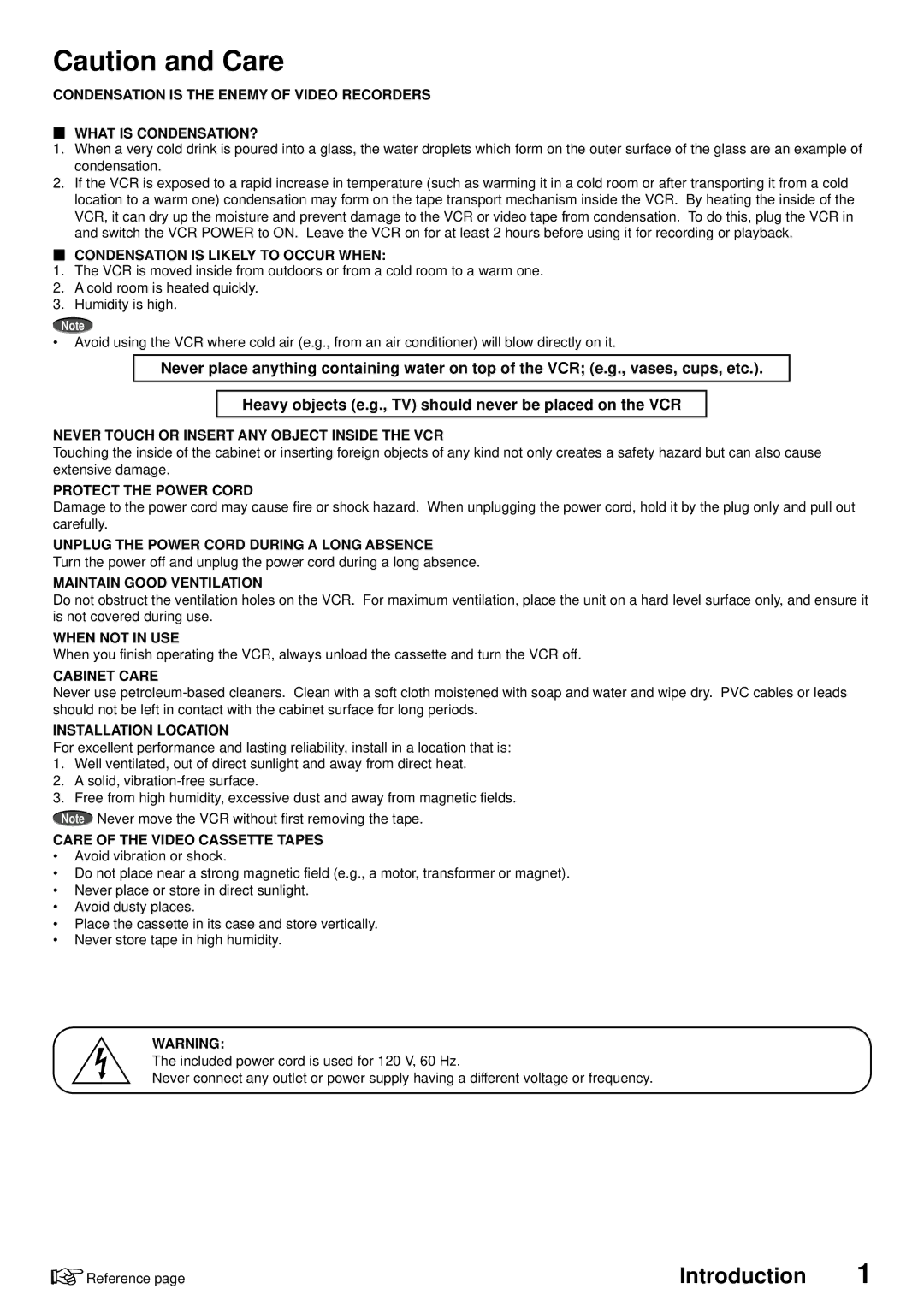 American Dynamics ADV096HD operation manual Introduction 