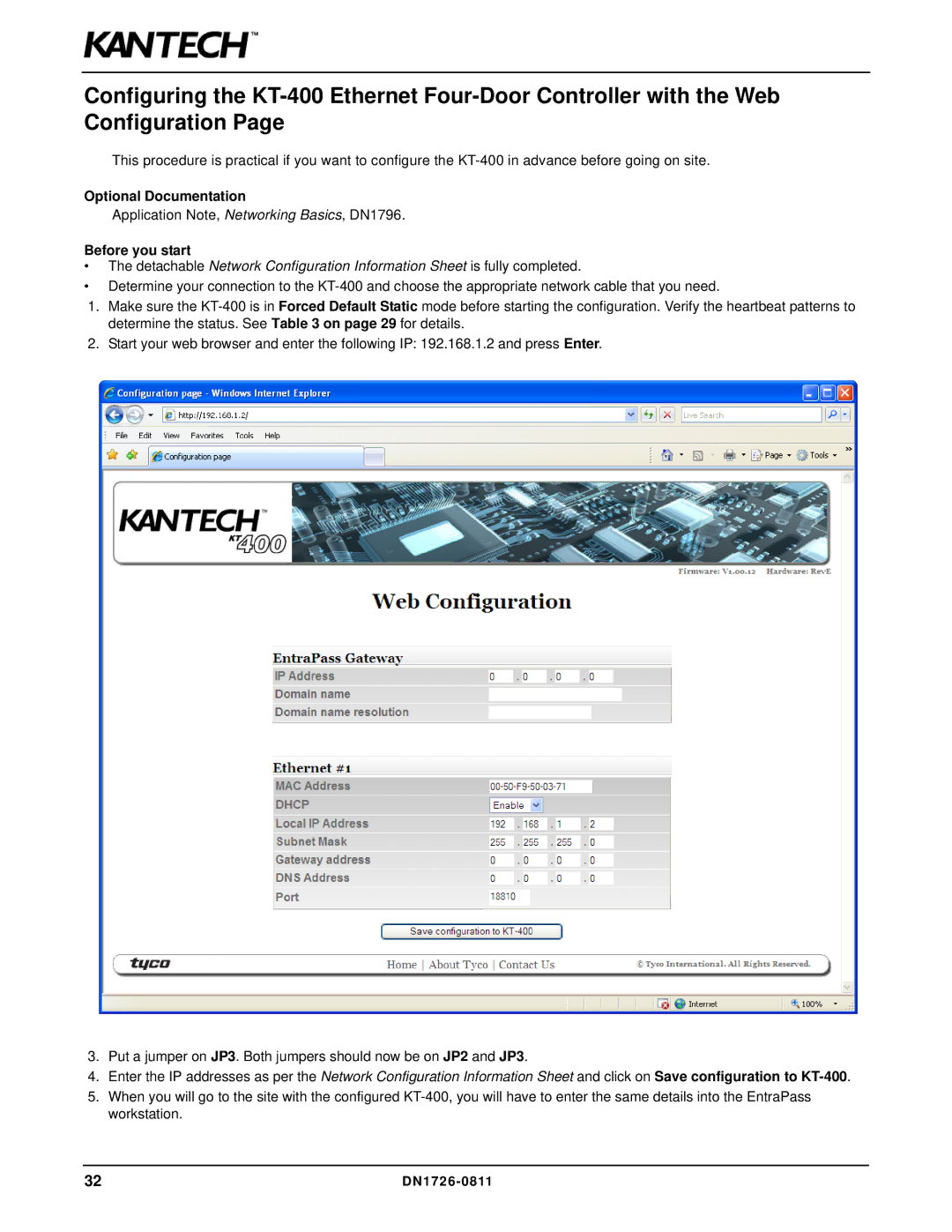 American Dynamics KT-400 installation manual Optional Documentation 