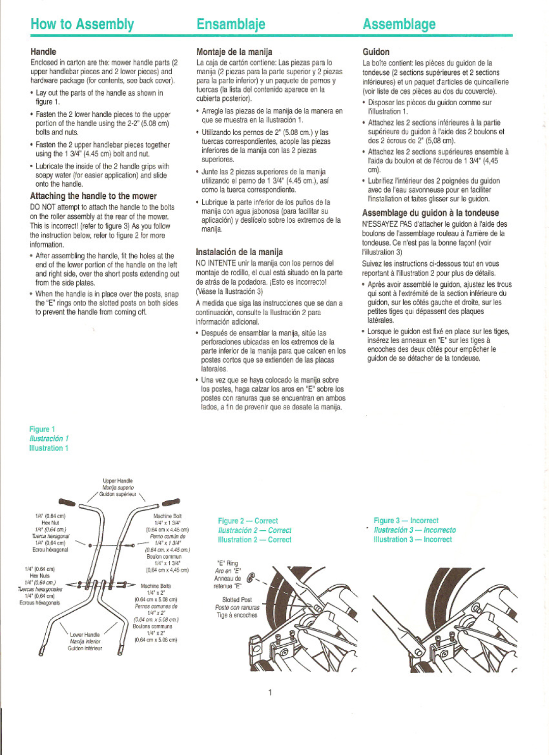 American Lawn Mower Co 1705-16, 1415-16, 1414-16 manual 