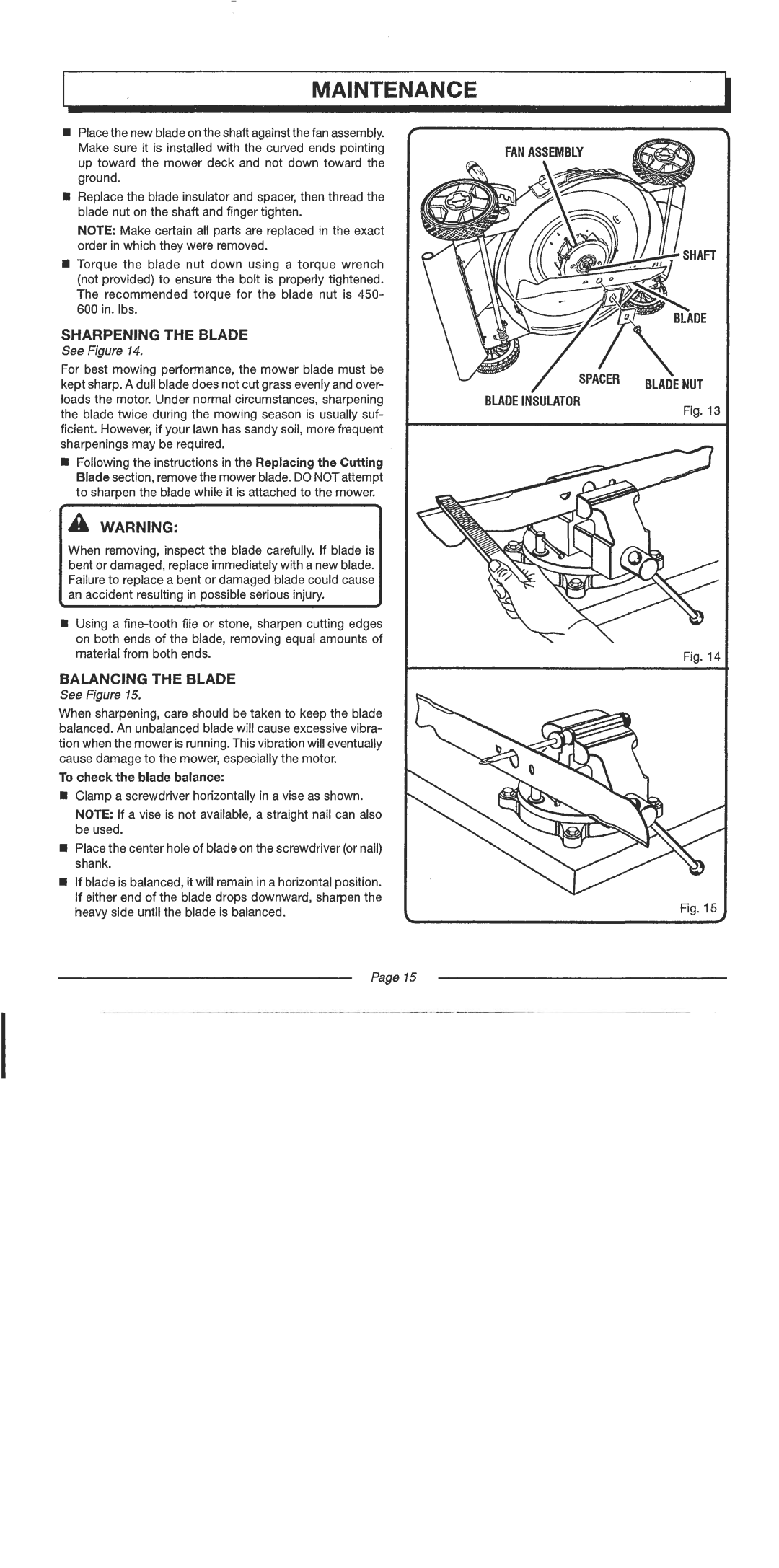 American Lawn Mower Co UT13118, UT13120 manual 