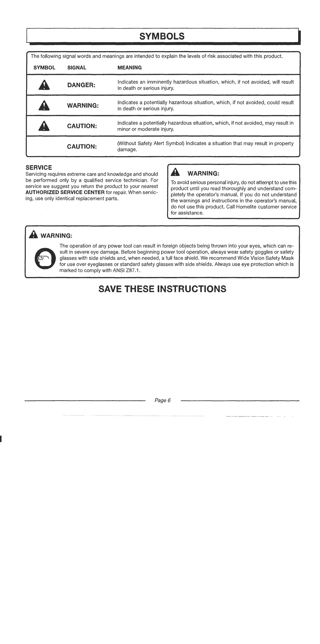 American Lawn Mower Co UT13120, UT13118 manual 