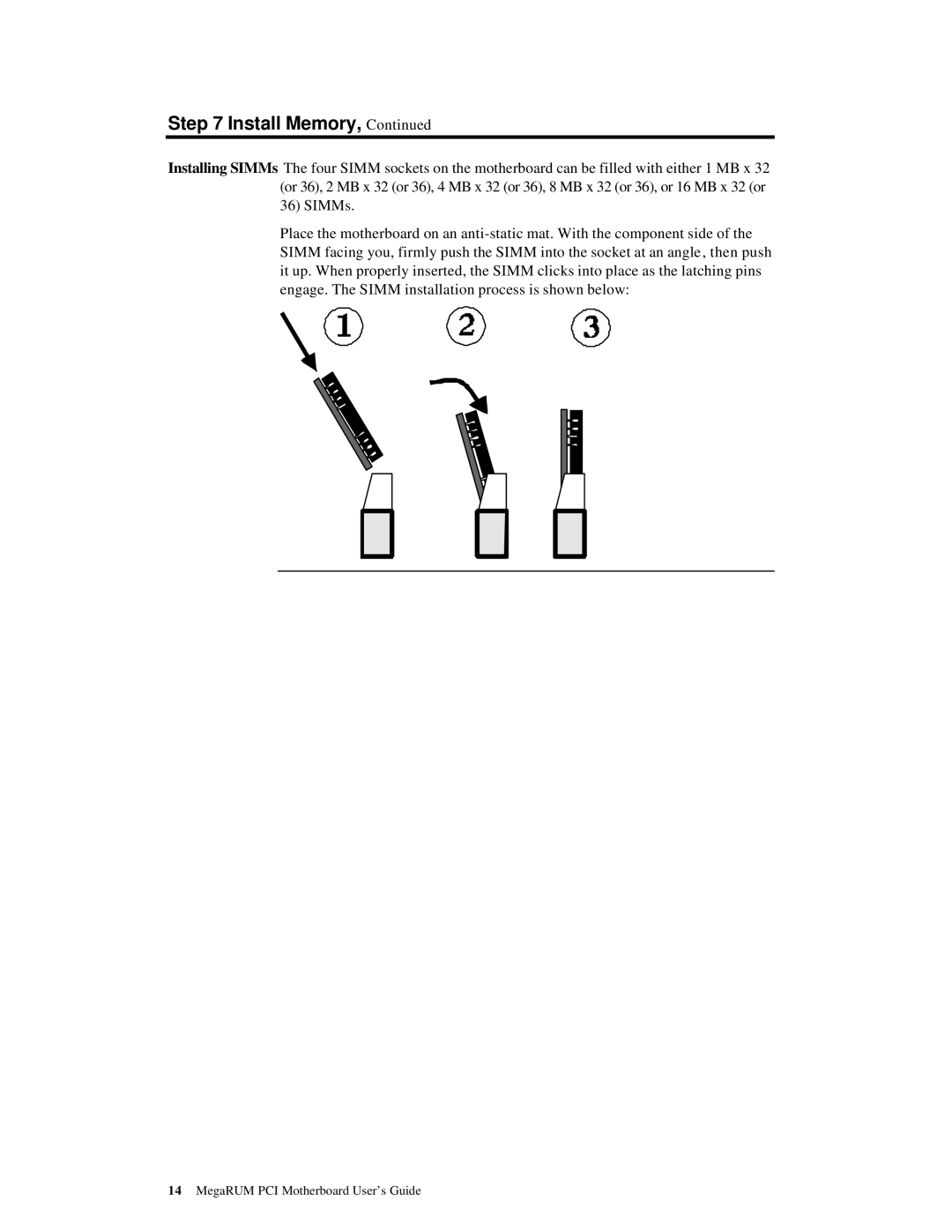 American Megatrends MAN-758 manual Install Memory 