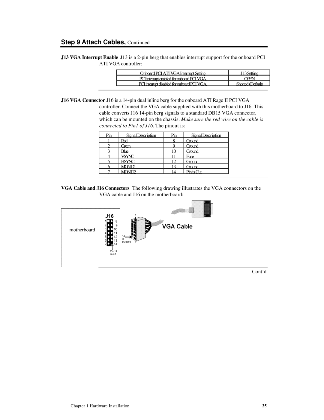 American Megatrends MAN-758 manual OnboardPCIATIVGAInterruptSetting J13Setting 