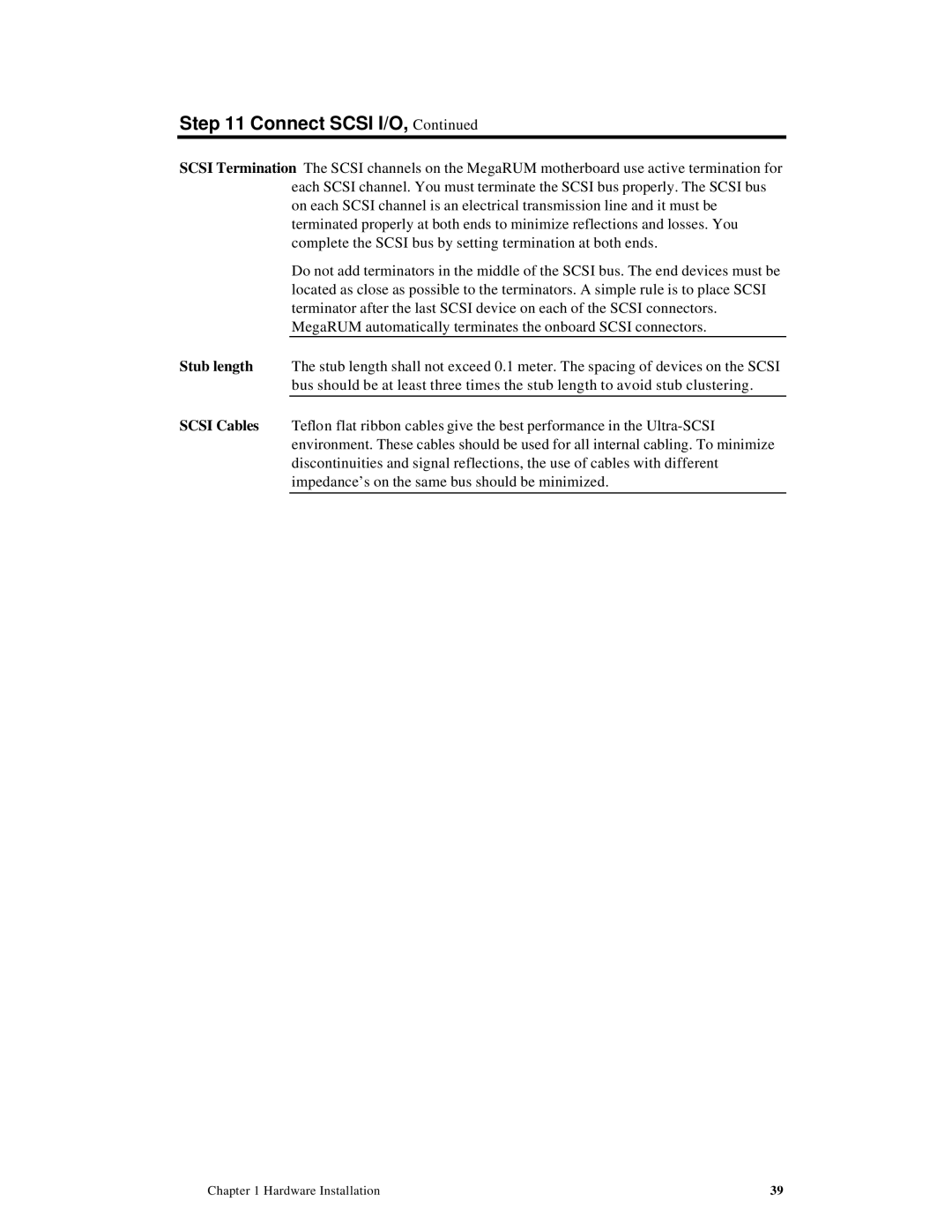 American Megatrends MAN-758 manual Connect Scsi I/O 