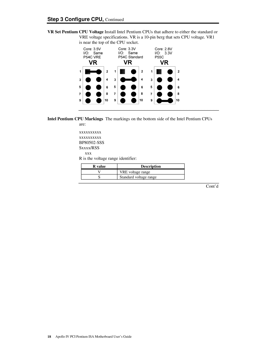 American Megatrends MAN-772 manual Value Description 