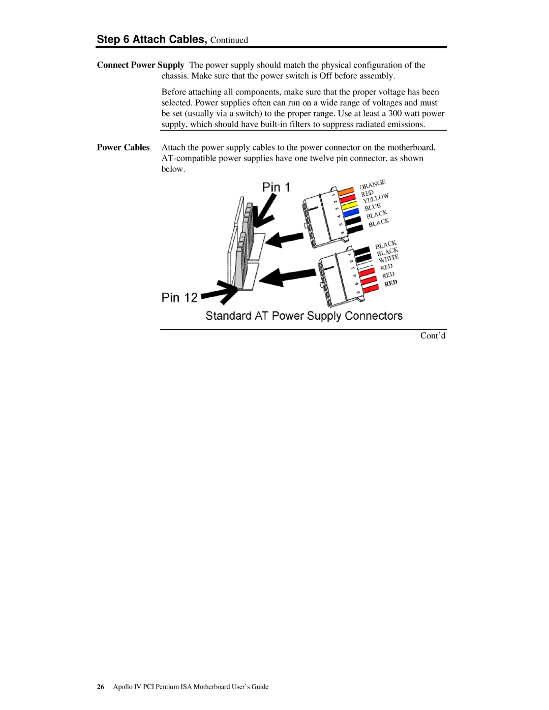 American Megatrends MAN-772 manual Attach Cables 