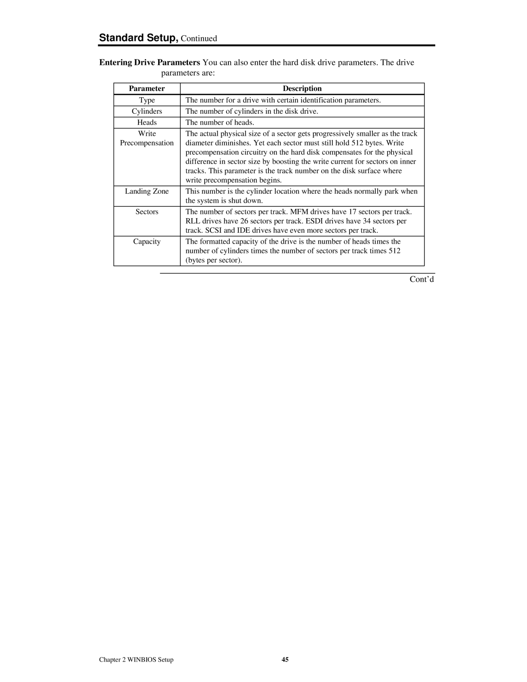 American Megatrends MAN-772 manual Parameter Description 