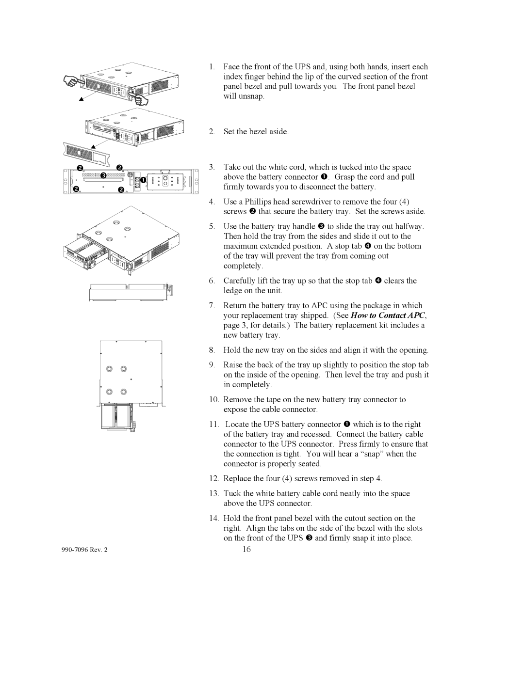 American Power Conversion 100 VAC user manual 990-7096 Rev 