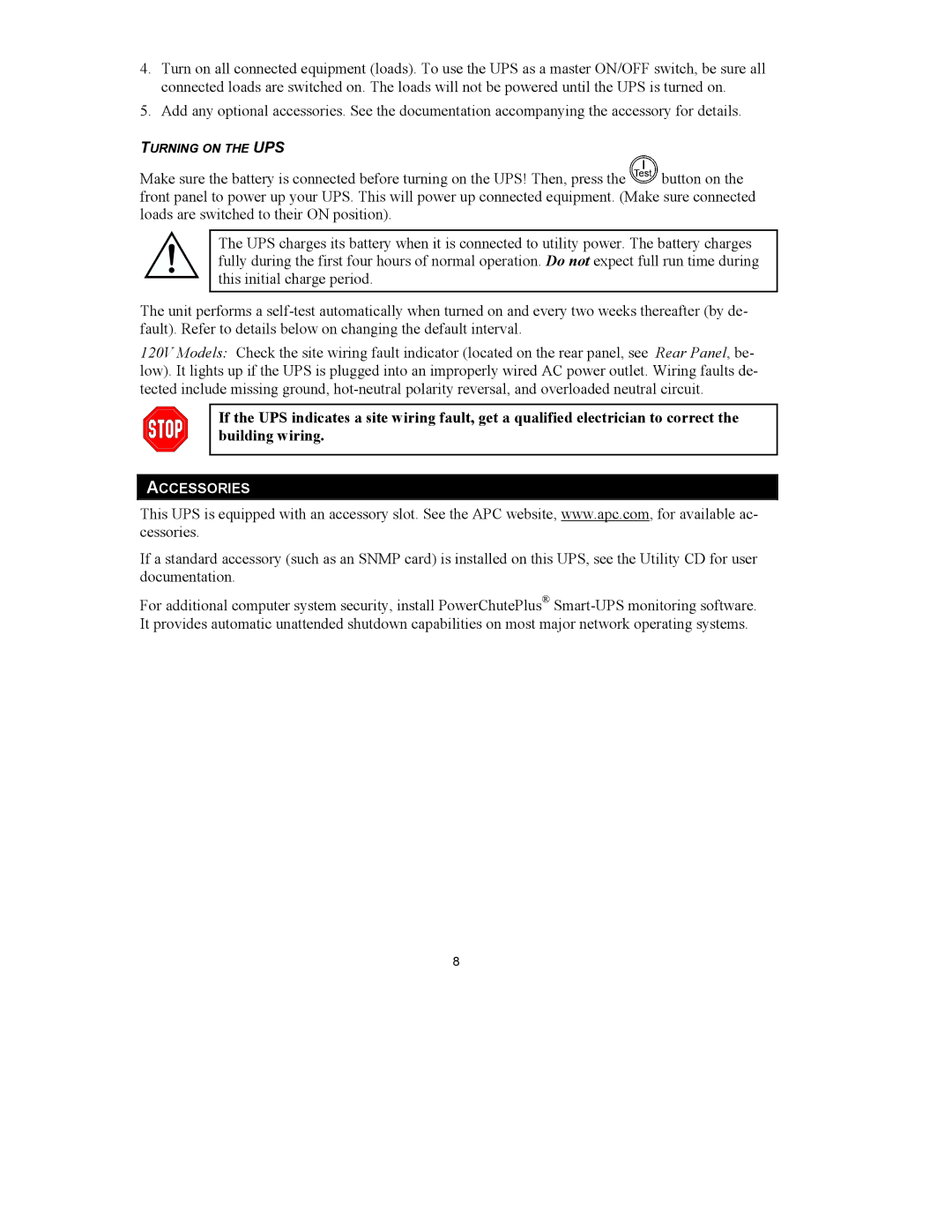 American Power Conversion 2200VA 3U, 3000VA 3U user manual Accessories 