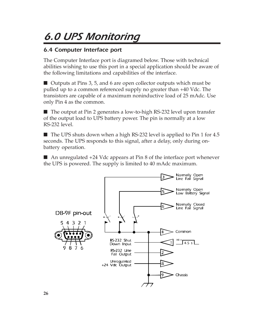 American Power Conversion 400 user manual Computer Interface port 