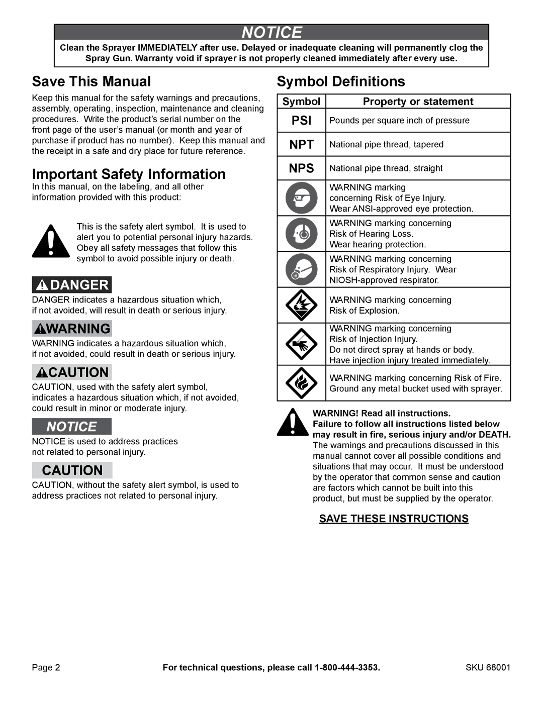 American Power Conversion 68001 warranty Save This Manual 