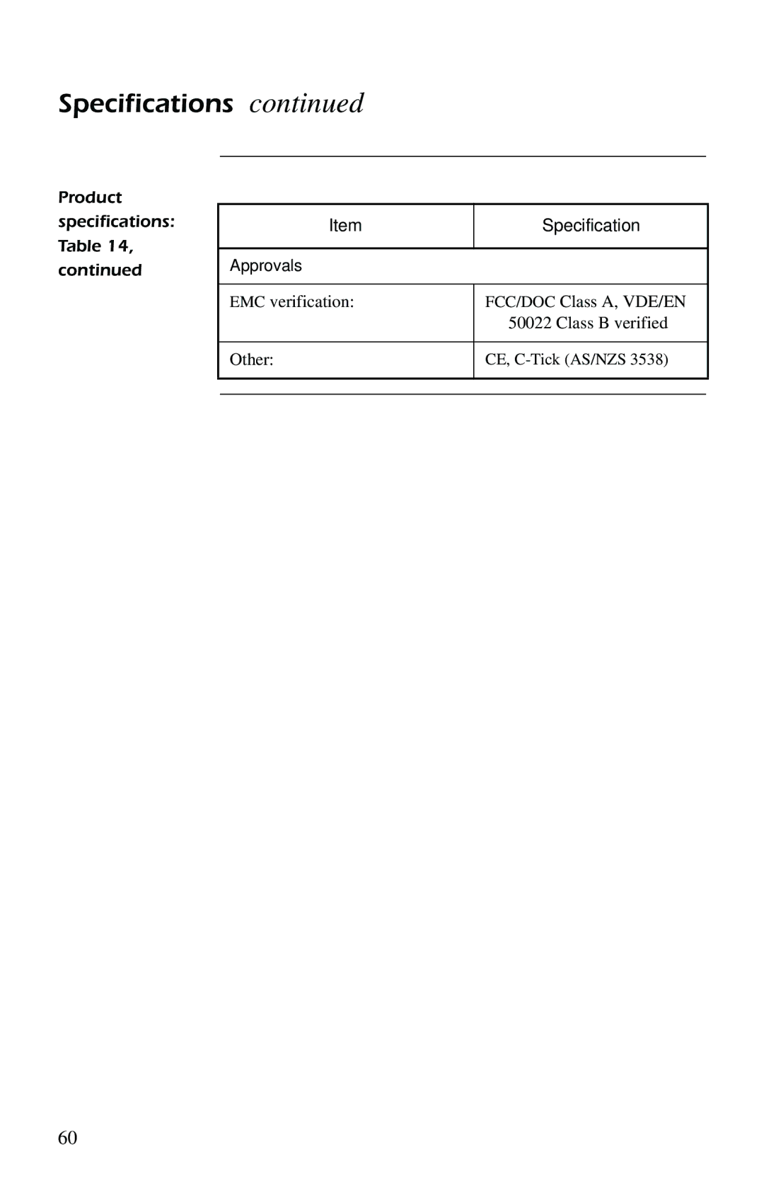 American Power Conversion AP9207 manual Product Specifications 