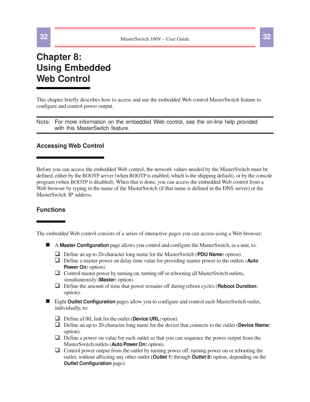 American Power Conversion AP9210 manual Chapter Using Embedded Web Control, Accessing Web Control 