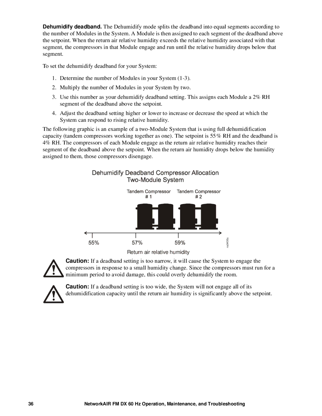 American Power Conversion DX, FM manual Return air relative humidity 