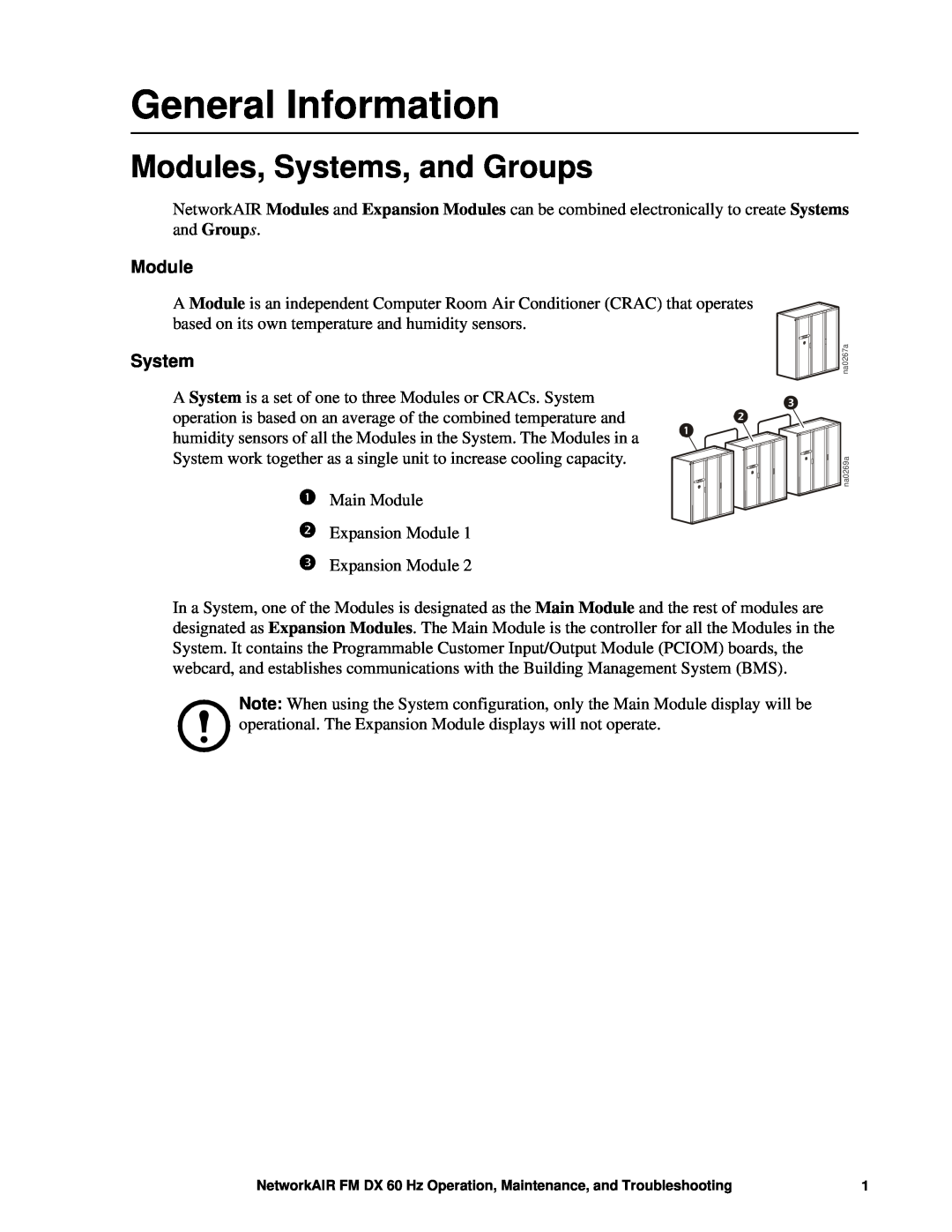 American Power Conversion FM, DX manual General Information, Modules, Systems, and Groups 