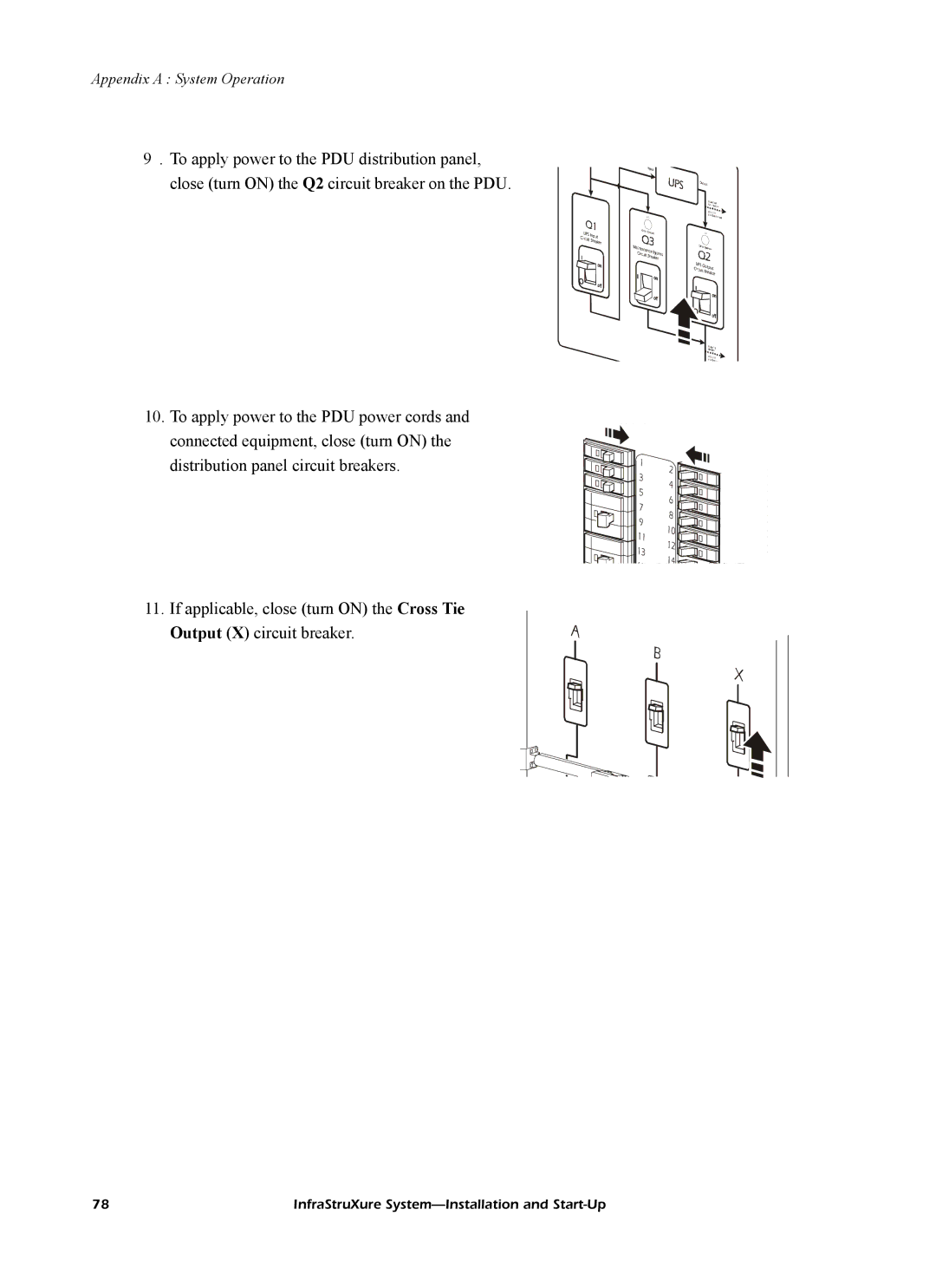 American Power Conversion InfraStruXureTM System manual Appendix a System Operation 