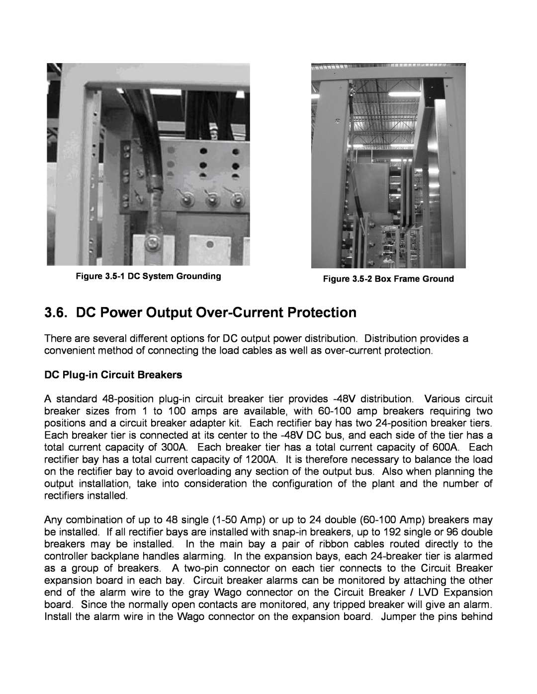 American Power Conversion MX28B2400, MX28B4800 manual DC Power Output Over-Current Protection, DC Plug-in Circuit Breakers 