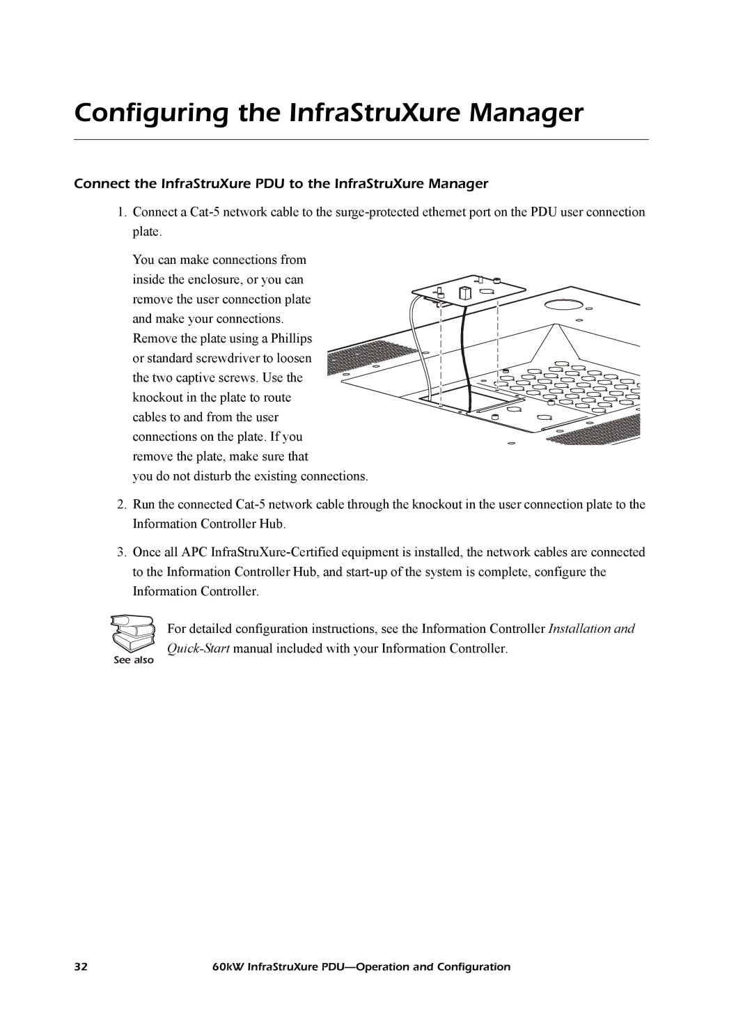 American Power Conversion PDRPPH1000, PD60H5HK1 manual Configuring the InfraStruXure Manager 