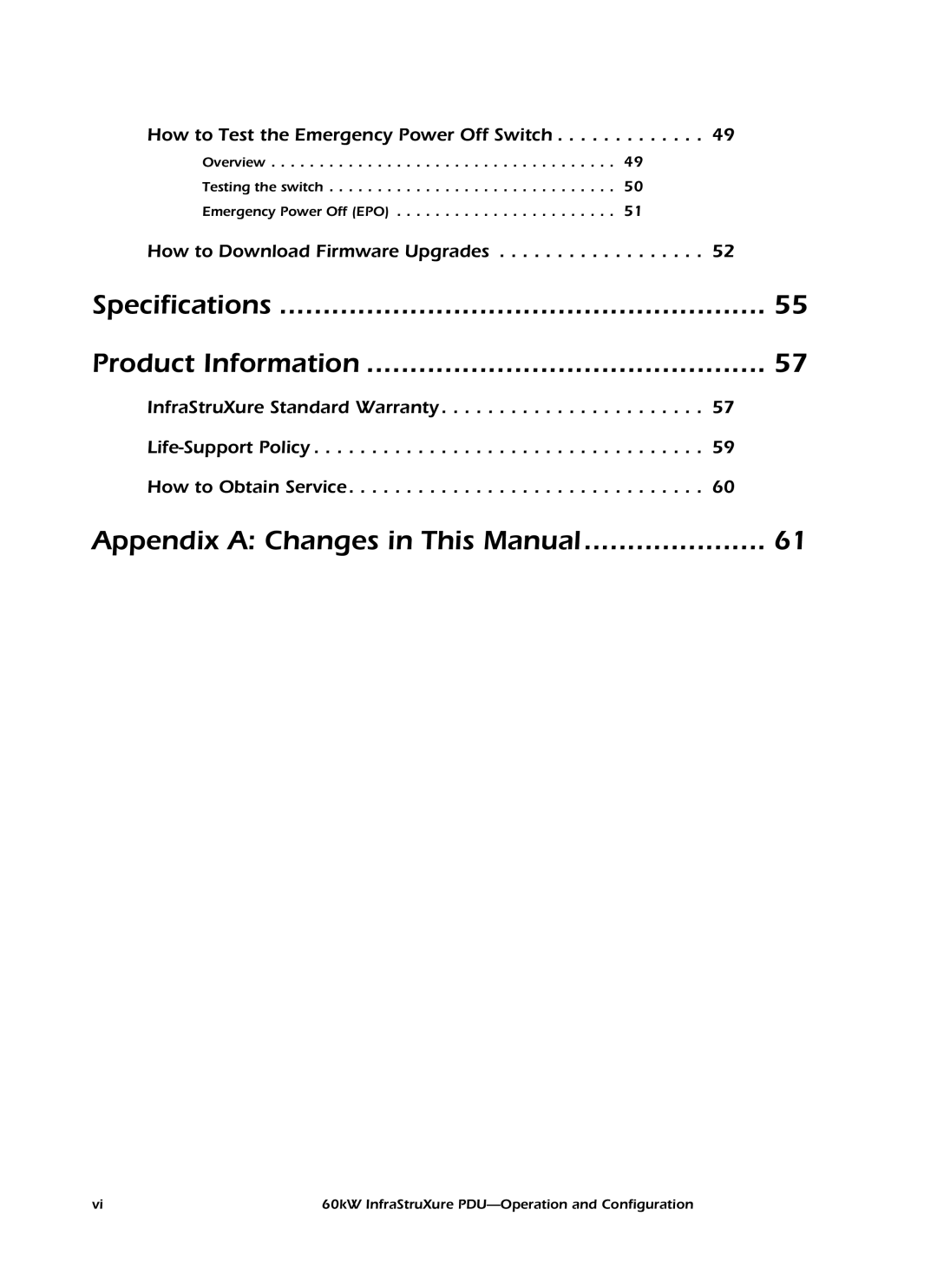 American Power Conversion PDRPPH1000, PD60H5HK1 manual Product Information 