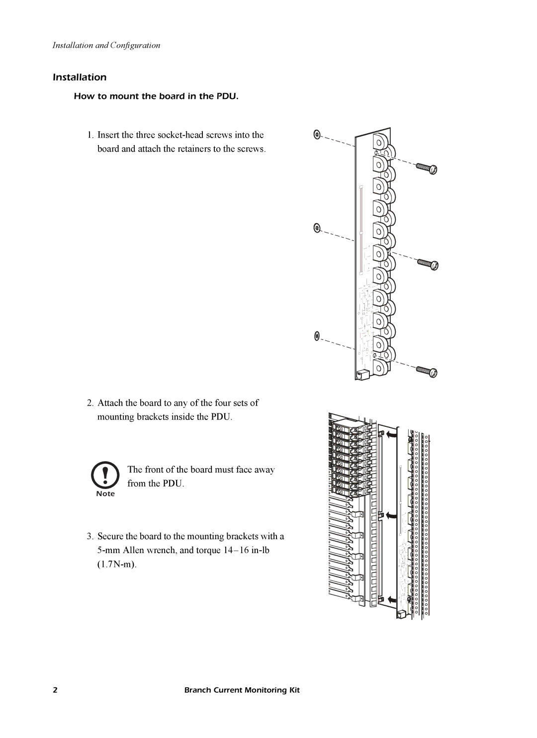 American Power Conversion PDU manual Installation 