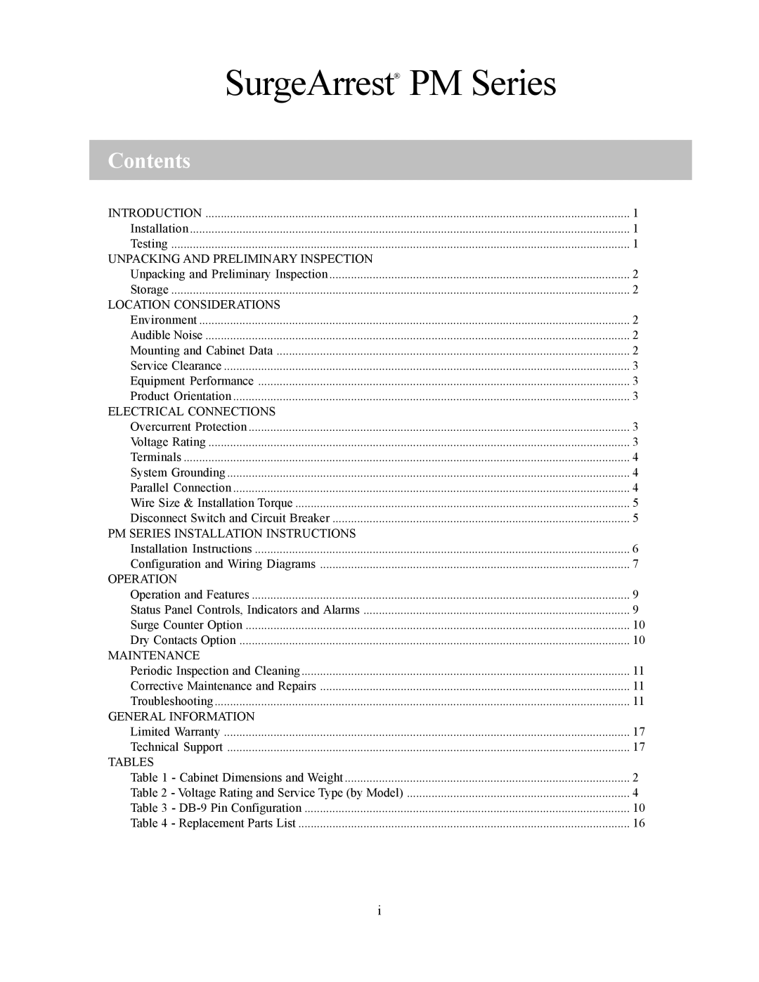 American Power Conversion PM4Y, PM3 user manual PM Series 