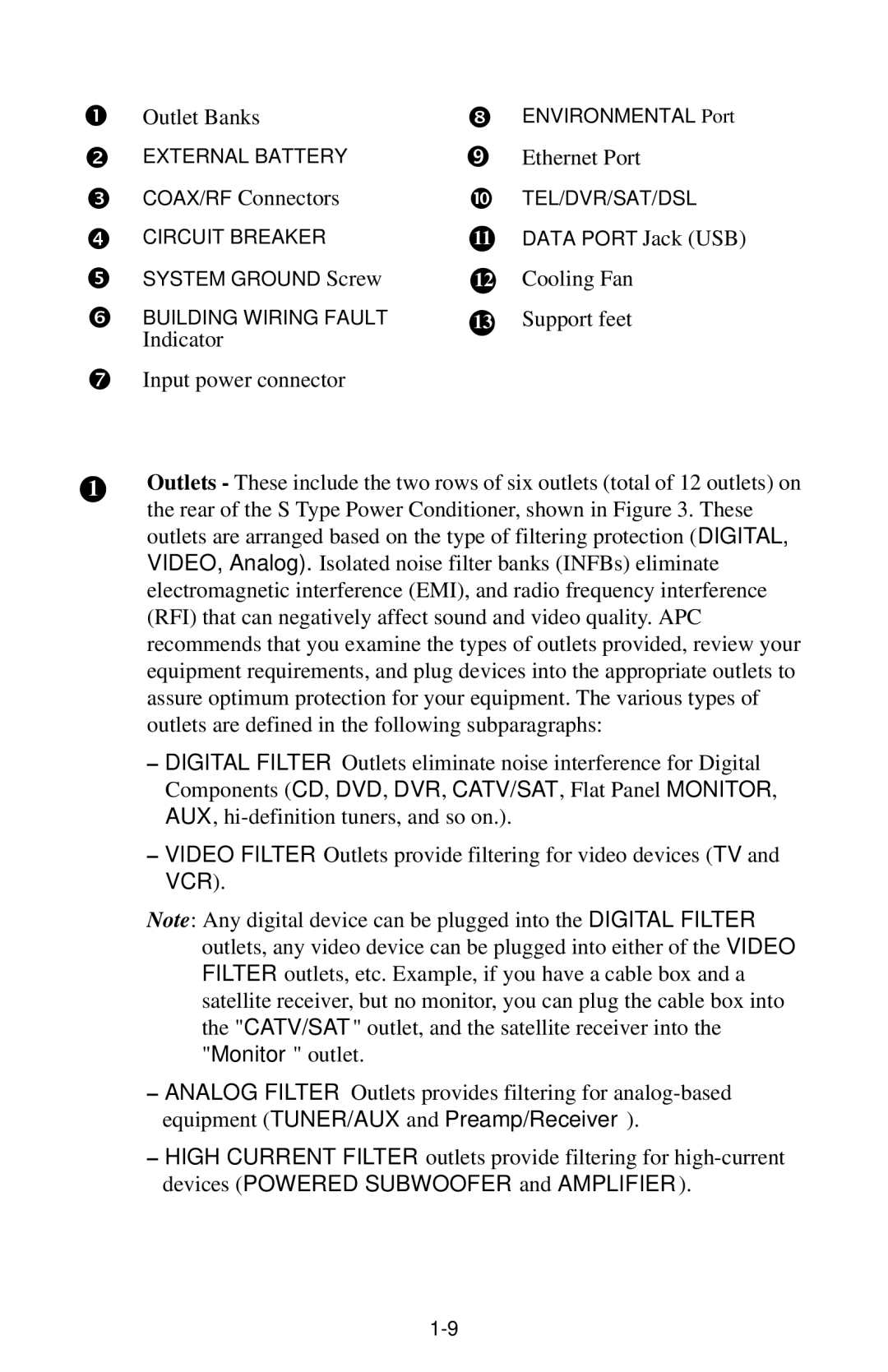 American Power Conversion S15BLK owner manual P q r s 