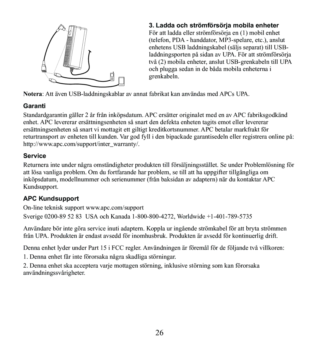 American Power Conversion UPA9 manuel dutilisation APC Kundsupport 