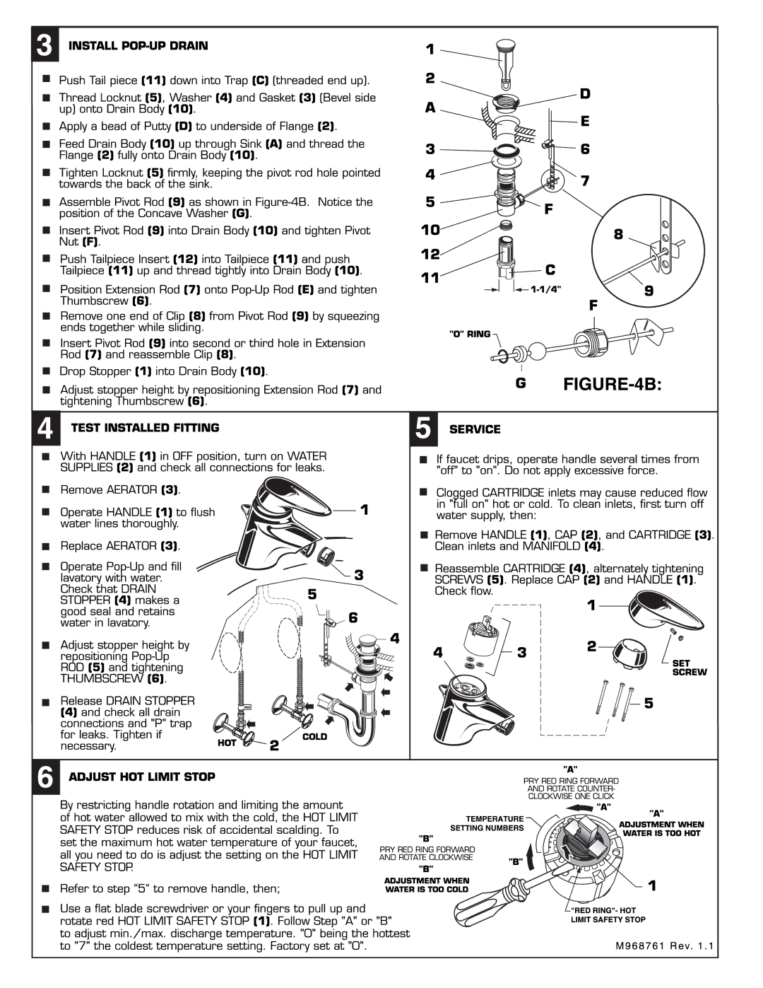 American Standard 2000.011 manual 