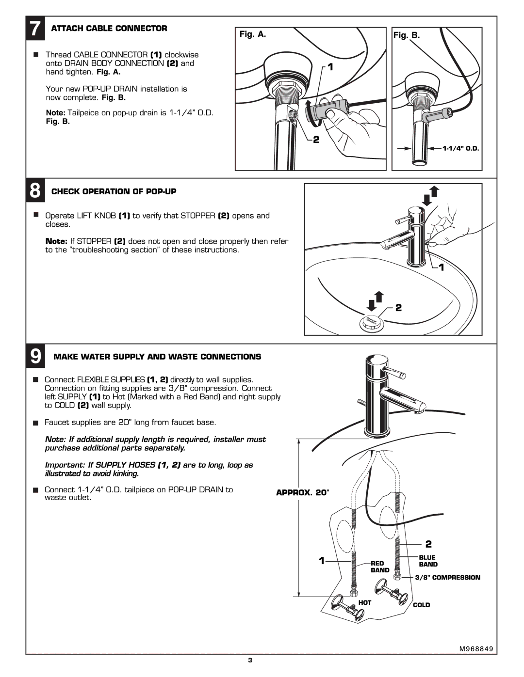 American Standard 2064.101 manual 