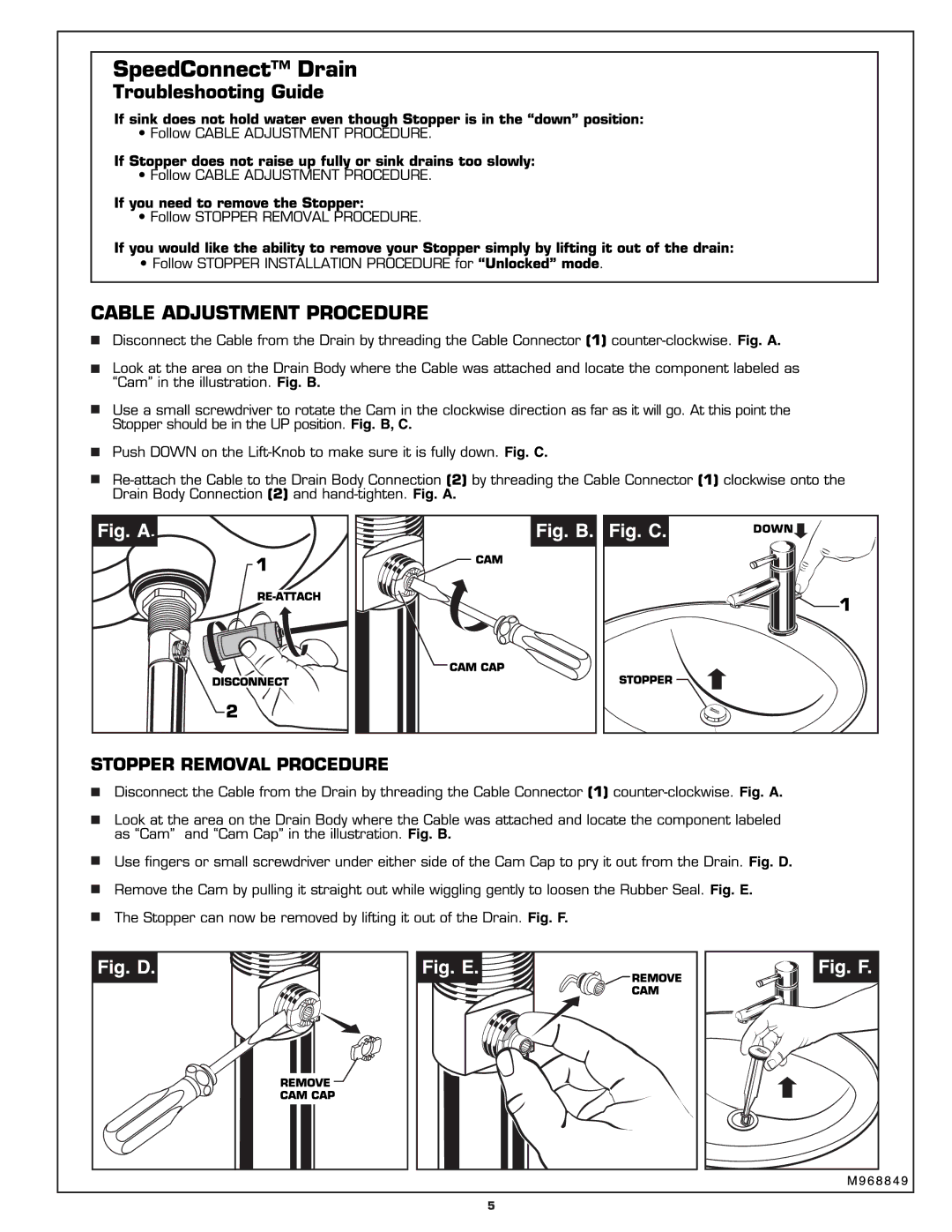 American Standard 2064.101 manual 