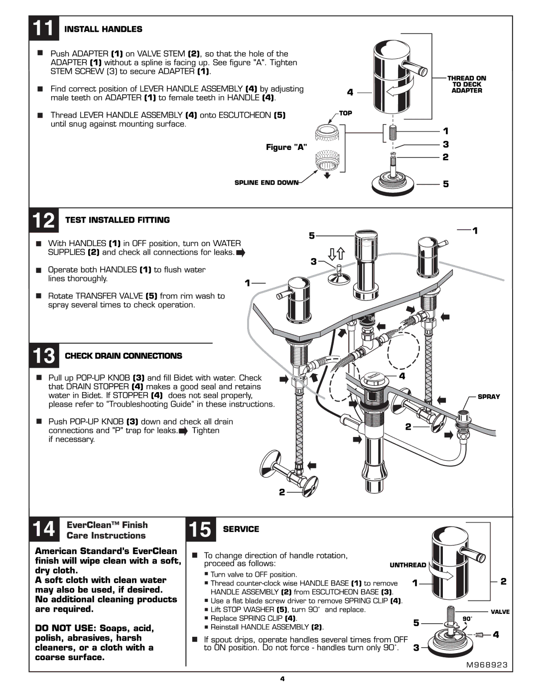 American Standard 2064.400 manual 