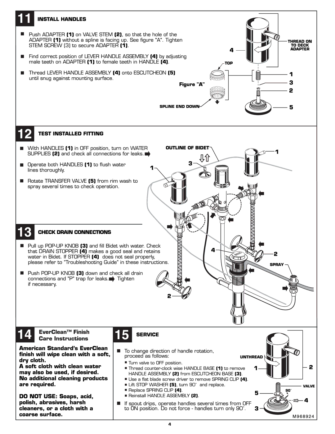 American Standard 2064.400 manual 