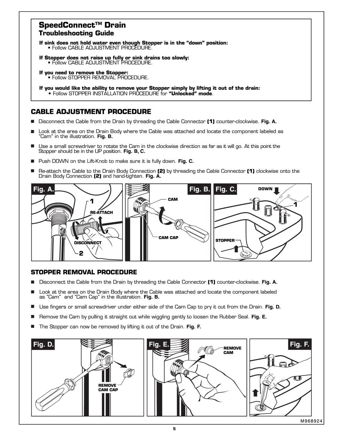 American Standard 2064.400 manual 