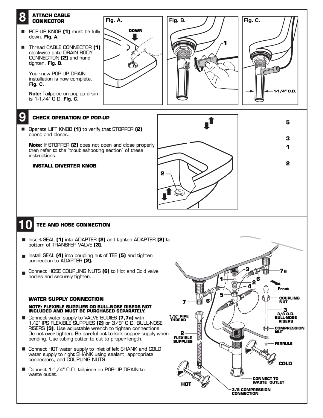 American Standard 2064.400 manual 