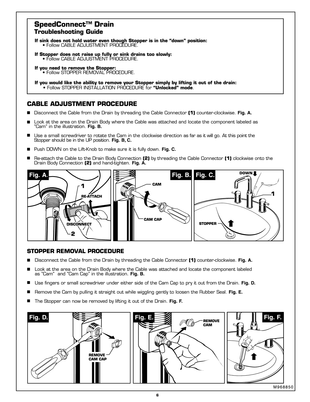 American Standard 2064.408 manual 