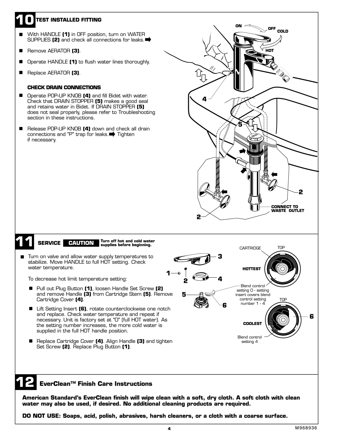 American Standard 2506.011 manual 