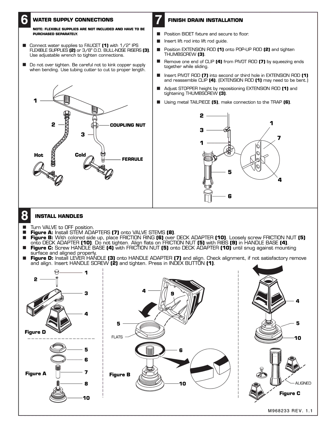 American Standard 2555.400 installation instructions 