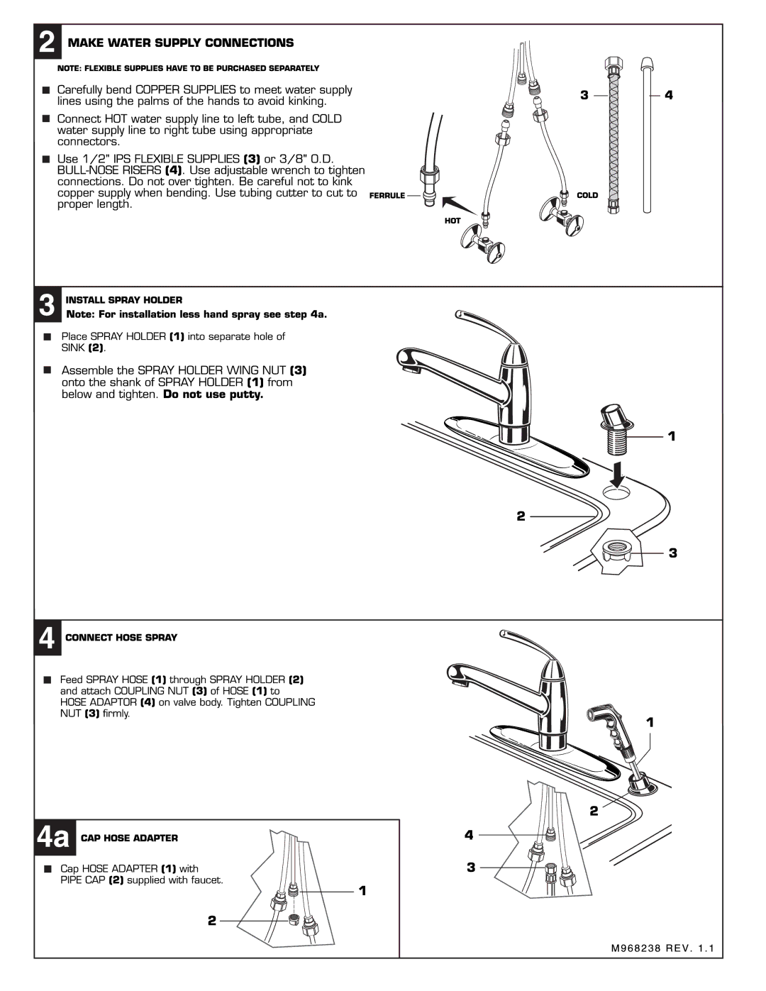 American Standard 4137.001 manual 