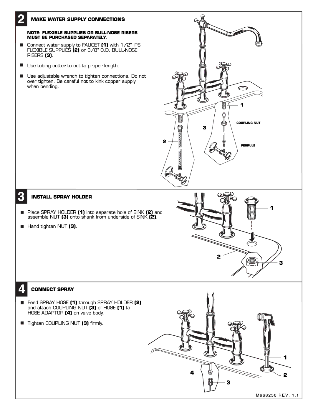 American Standard 4233.711, 4233.721, 4233.701 manual 