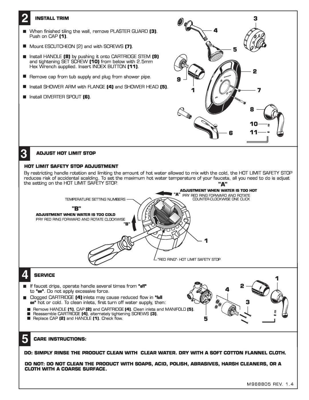 American Standard 4501 installation instructions 