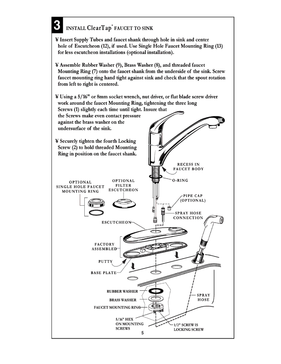 American Standard 4665.000.XXX, 4665.003.XXX manual 