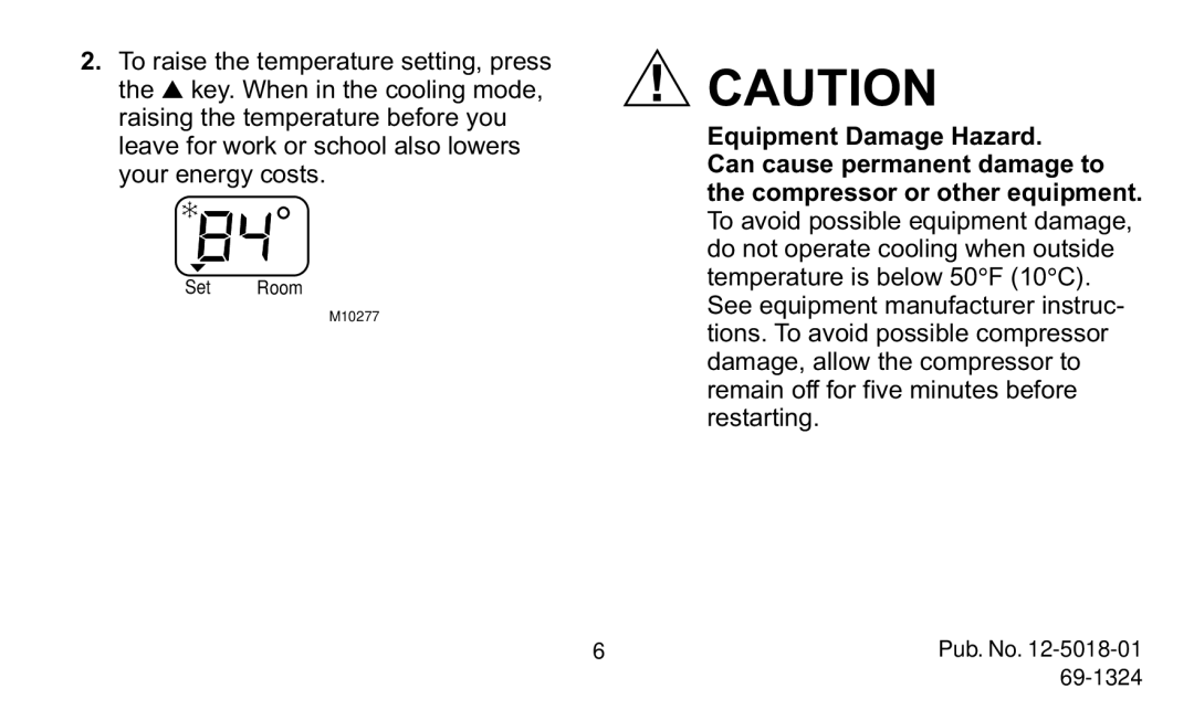 American Standard 570 manual M10277 