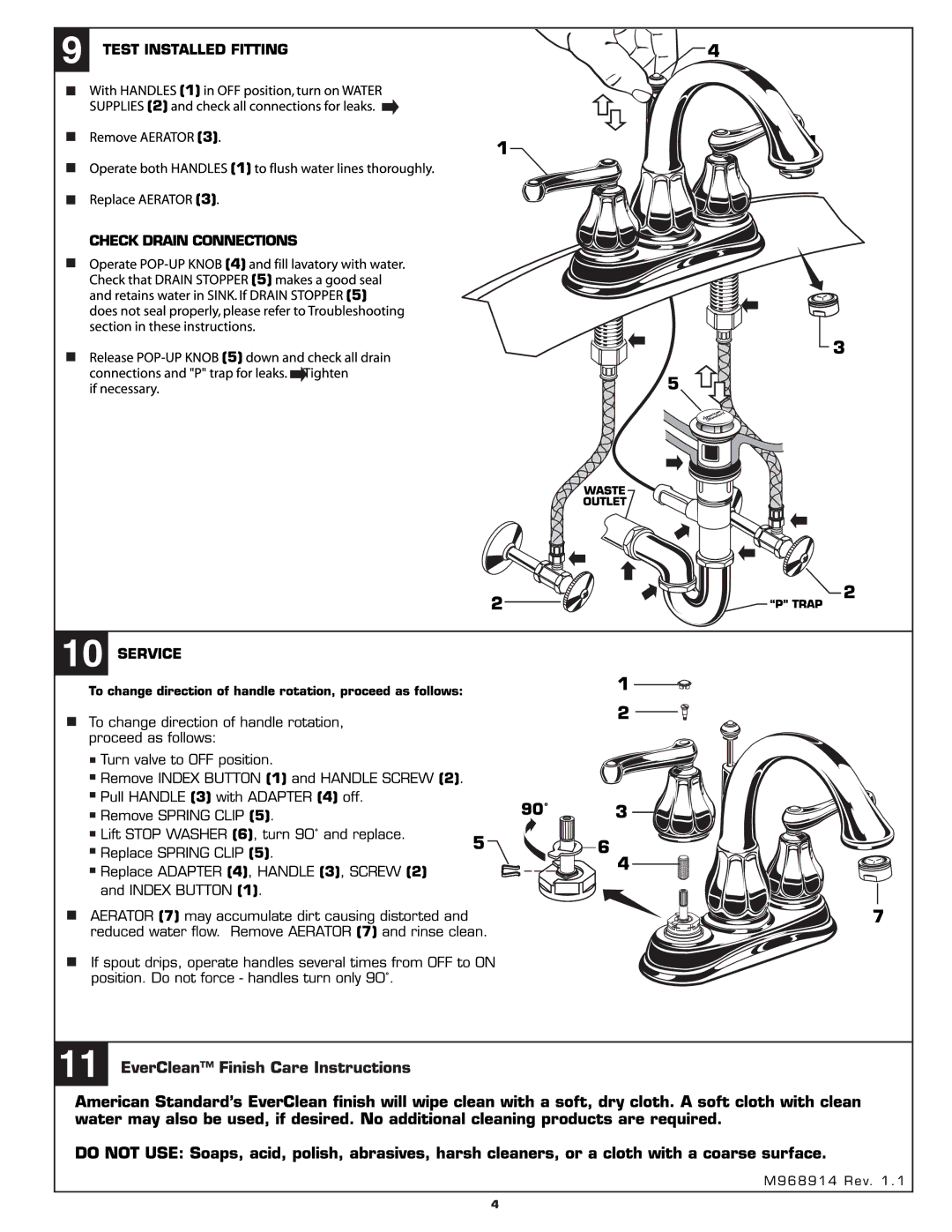 American Standard 6024EZ manual 