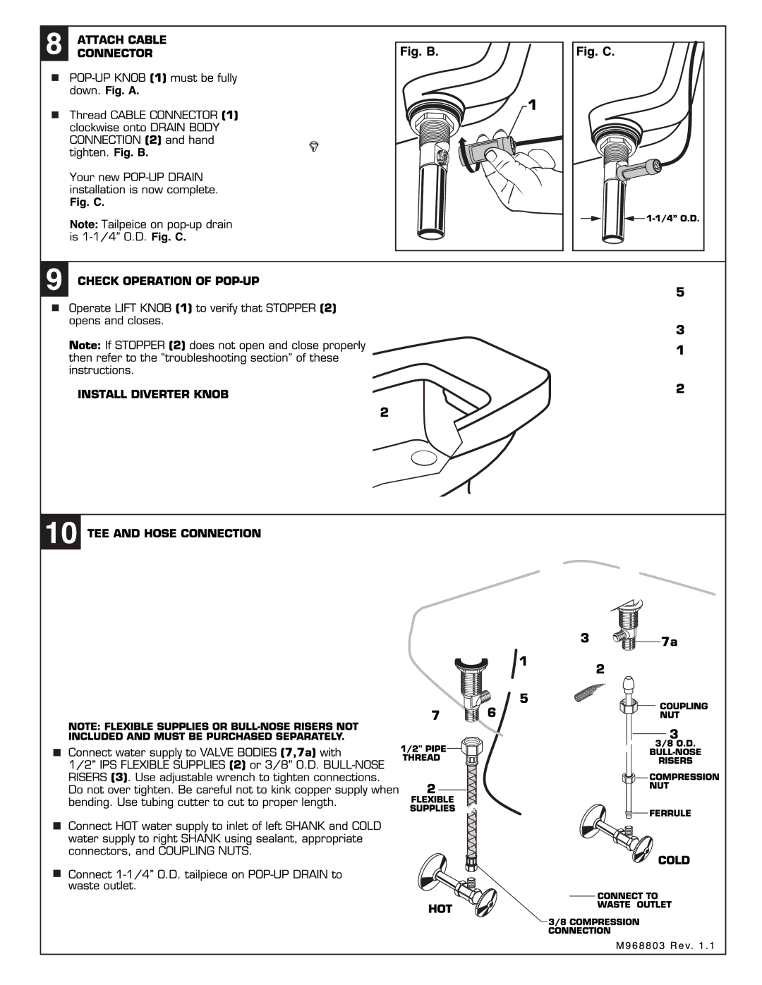 American Standard 6028.401 manual 