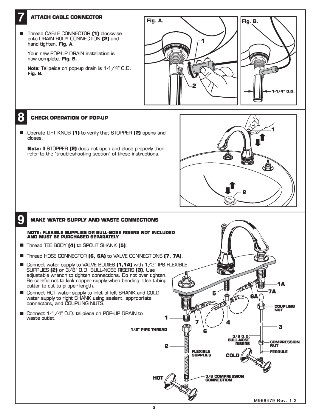 American Standard 6028.801 installation instructions Fig. A 