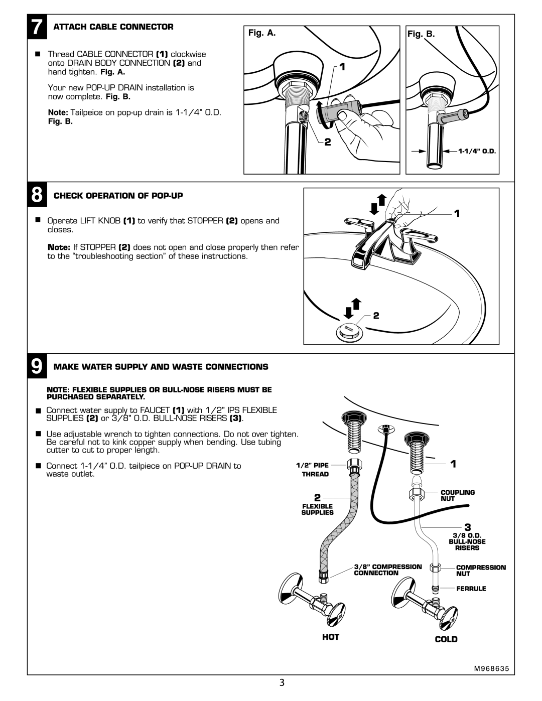 American Standard 7005.201 manual 