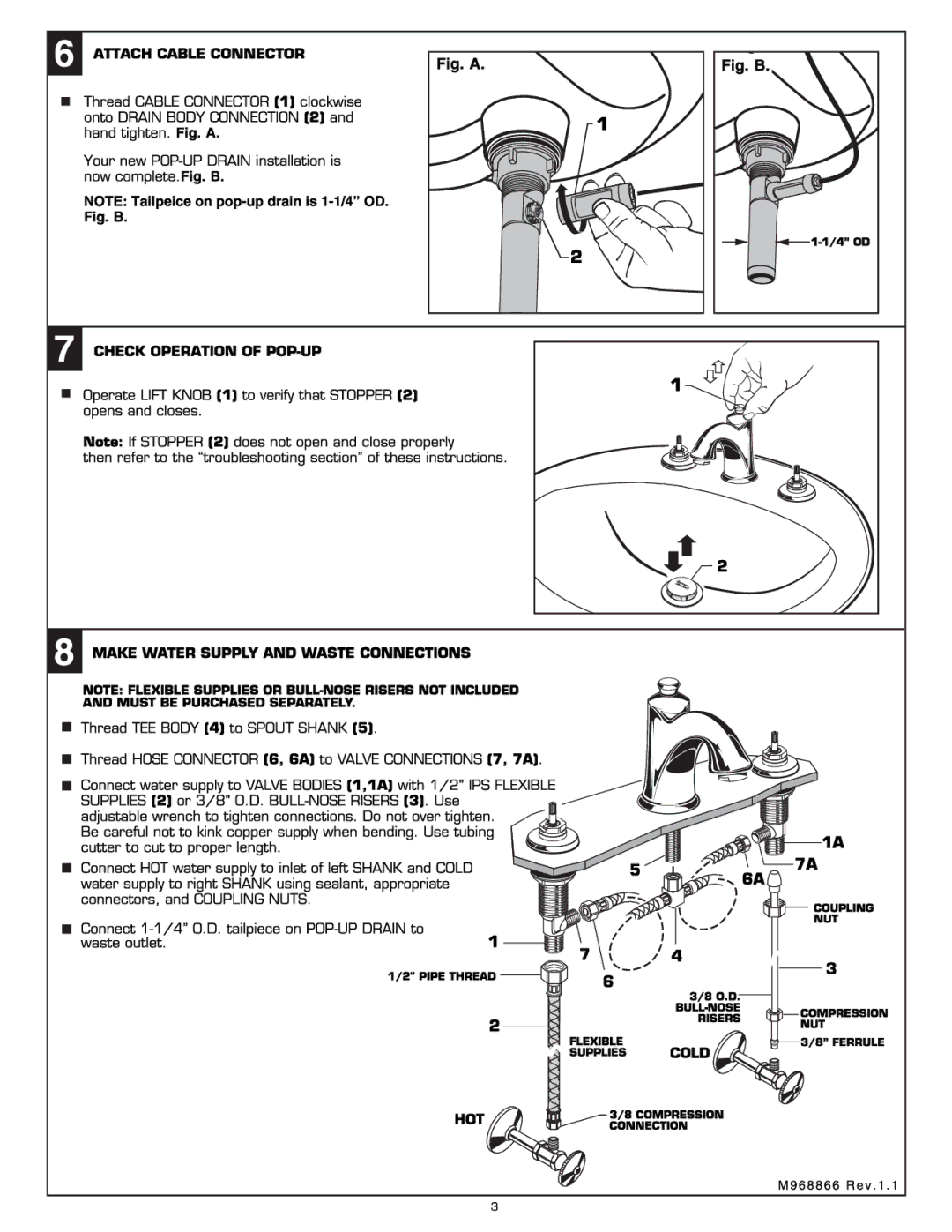 American Standard 7028 manual 