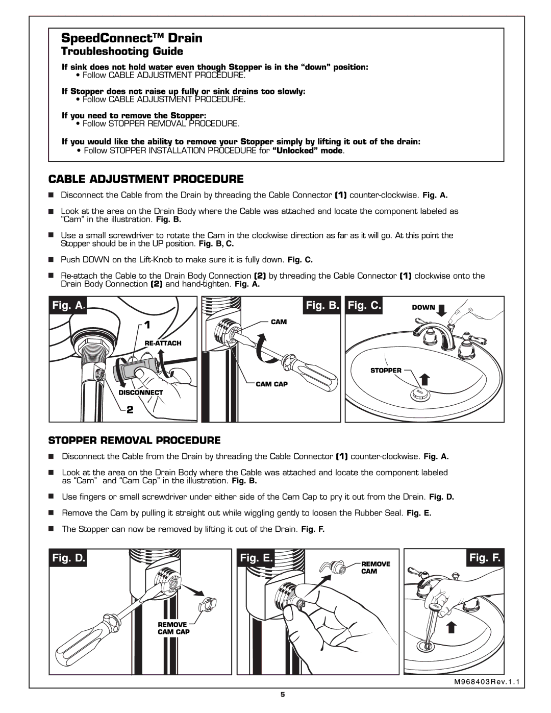 American Standard 7471.702, 7471.732, 7471.712 manual 