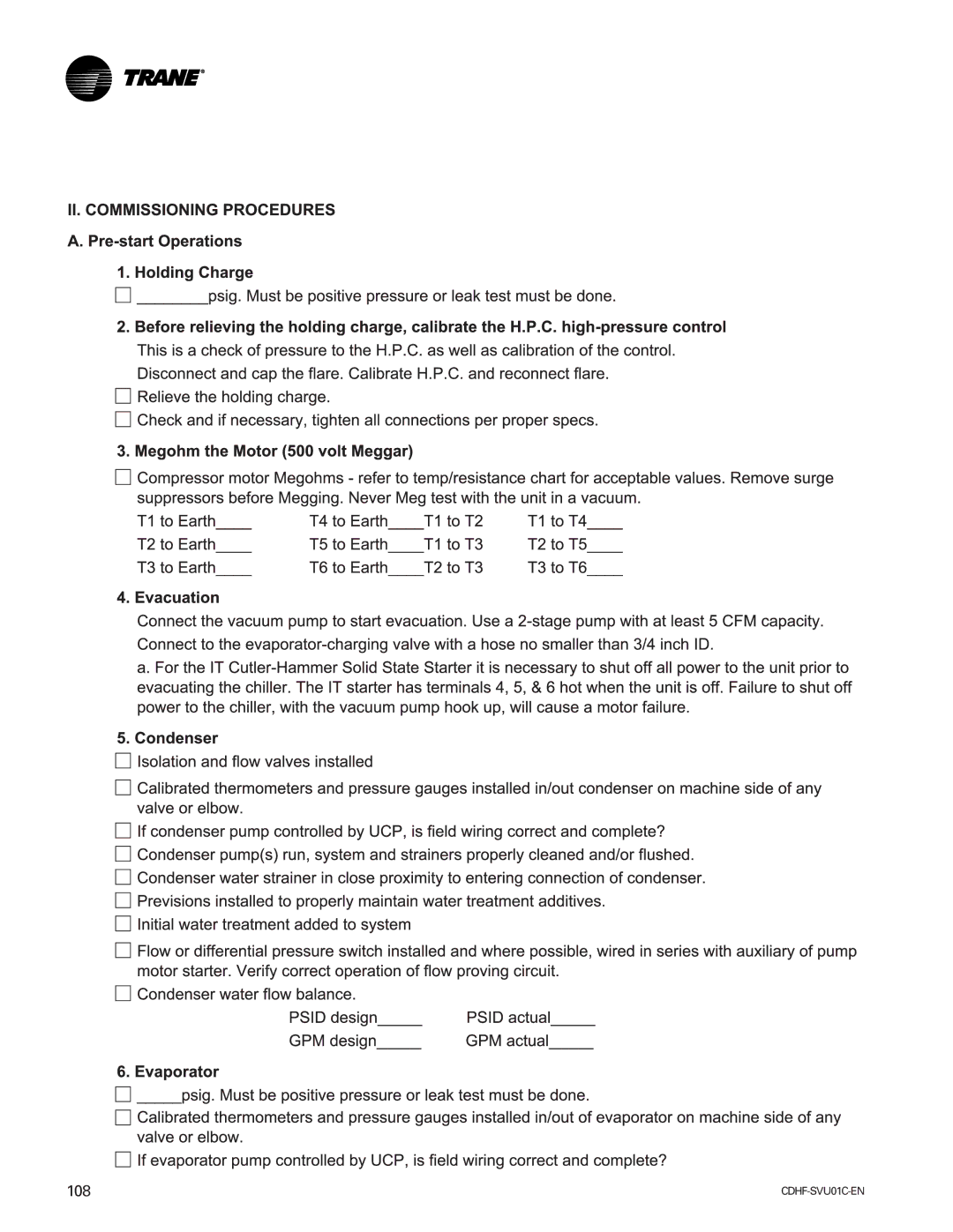 American Standard CH530 manual 108 