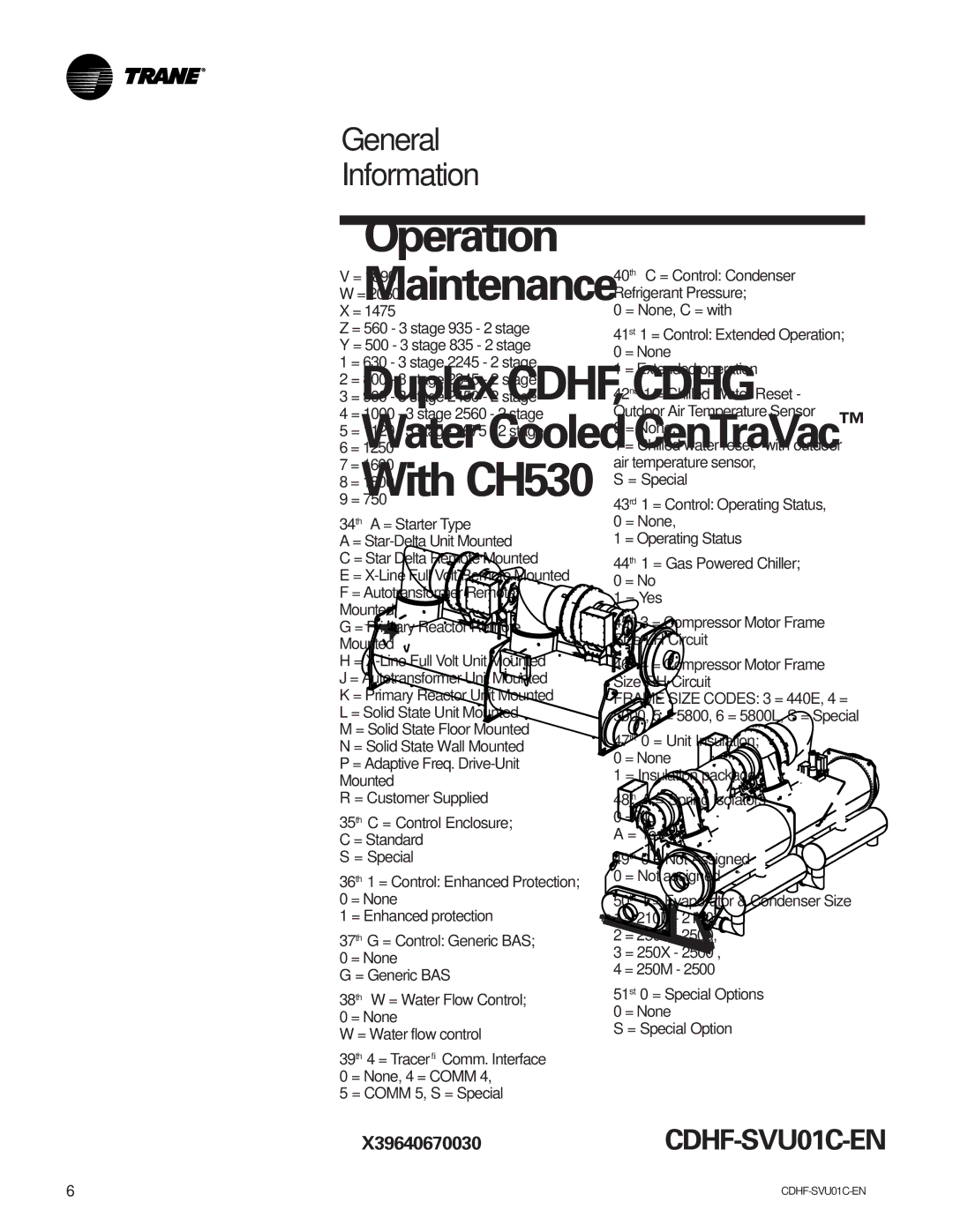 American Standard CH530 manual = 560 3 stage 935 2 stage Y = 500 3 stage 835 2 stage 